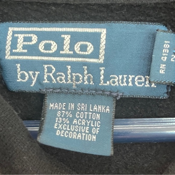Polo by Ralph Lauren Black Top Size M - Picture 8 of 9